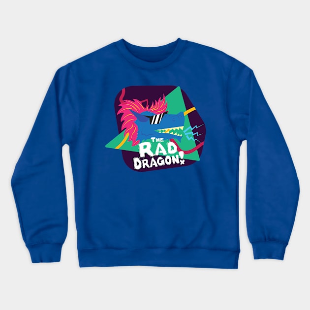 The Rad Dragon Inn Crewneck Sweatshirt by MadArtisan